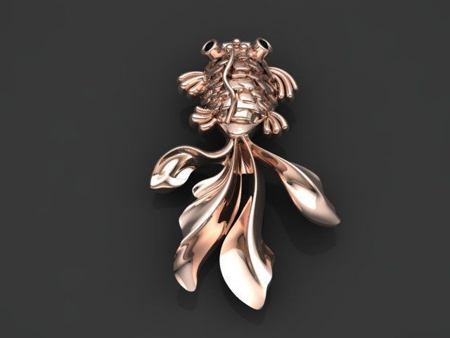 fish pendant 3D print model_21