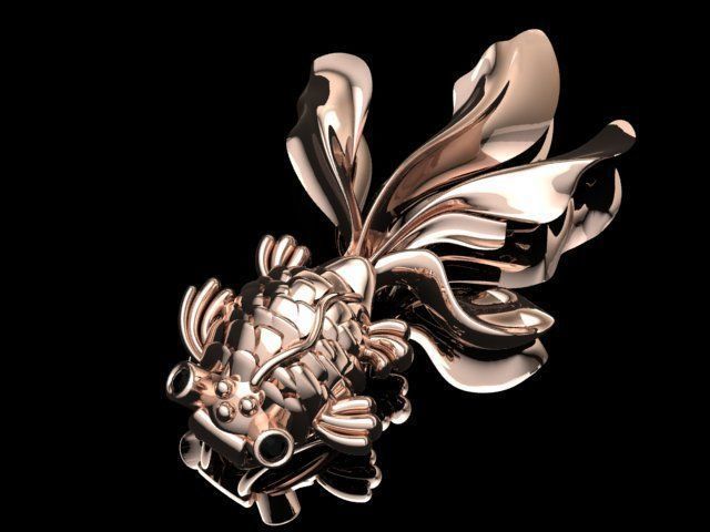 fish pendant 3D print model_31