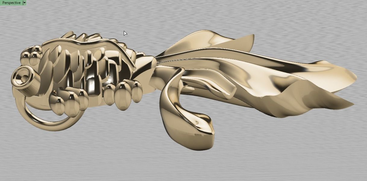 fish pendant 3D print model_14