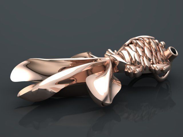 fish pendant 3D print model_18