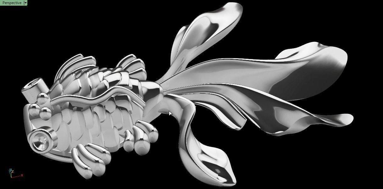 fish pendant 3D print model_13