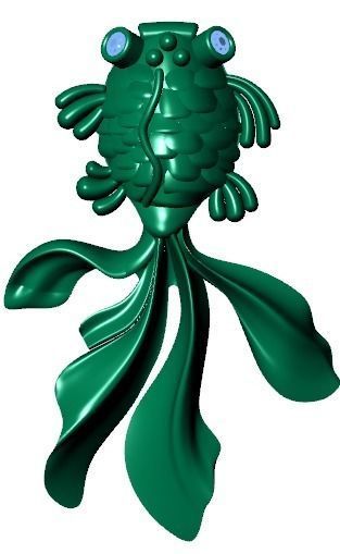 fish pendant 3D print model_23