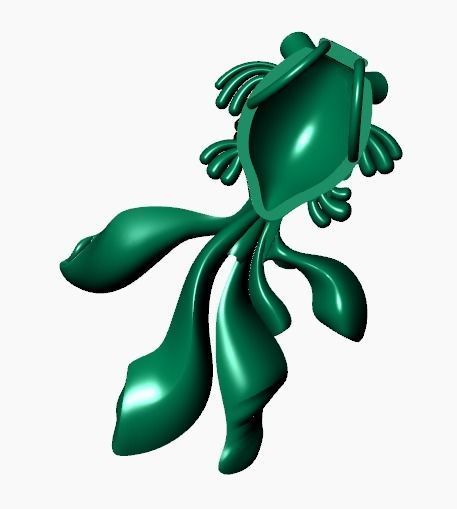 fish pendant 3D print model_37