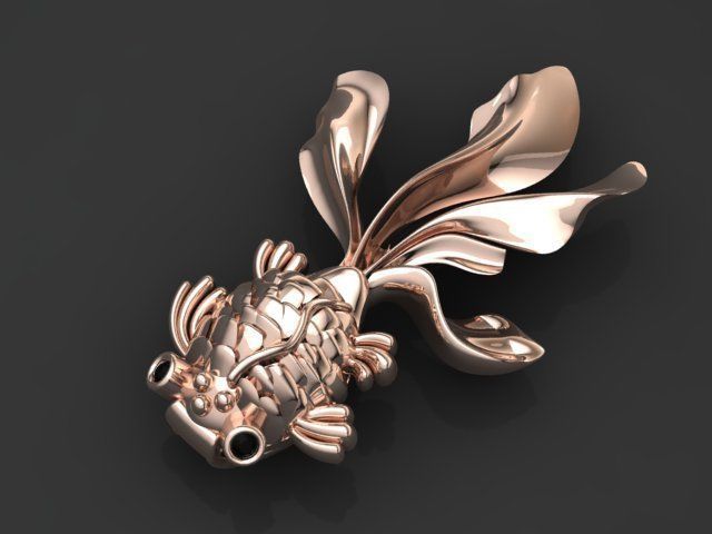 fish pendant 3D print model_19
