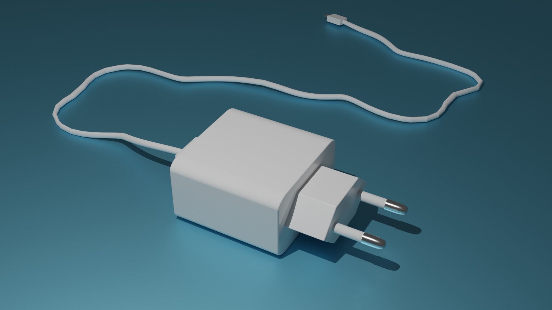 Phone Charger 3D model_1