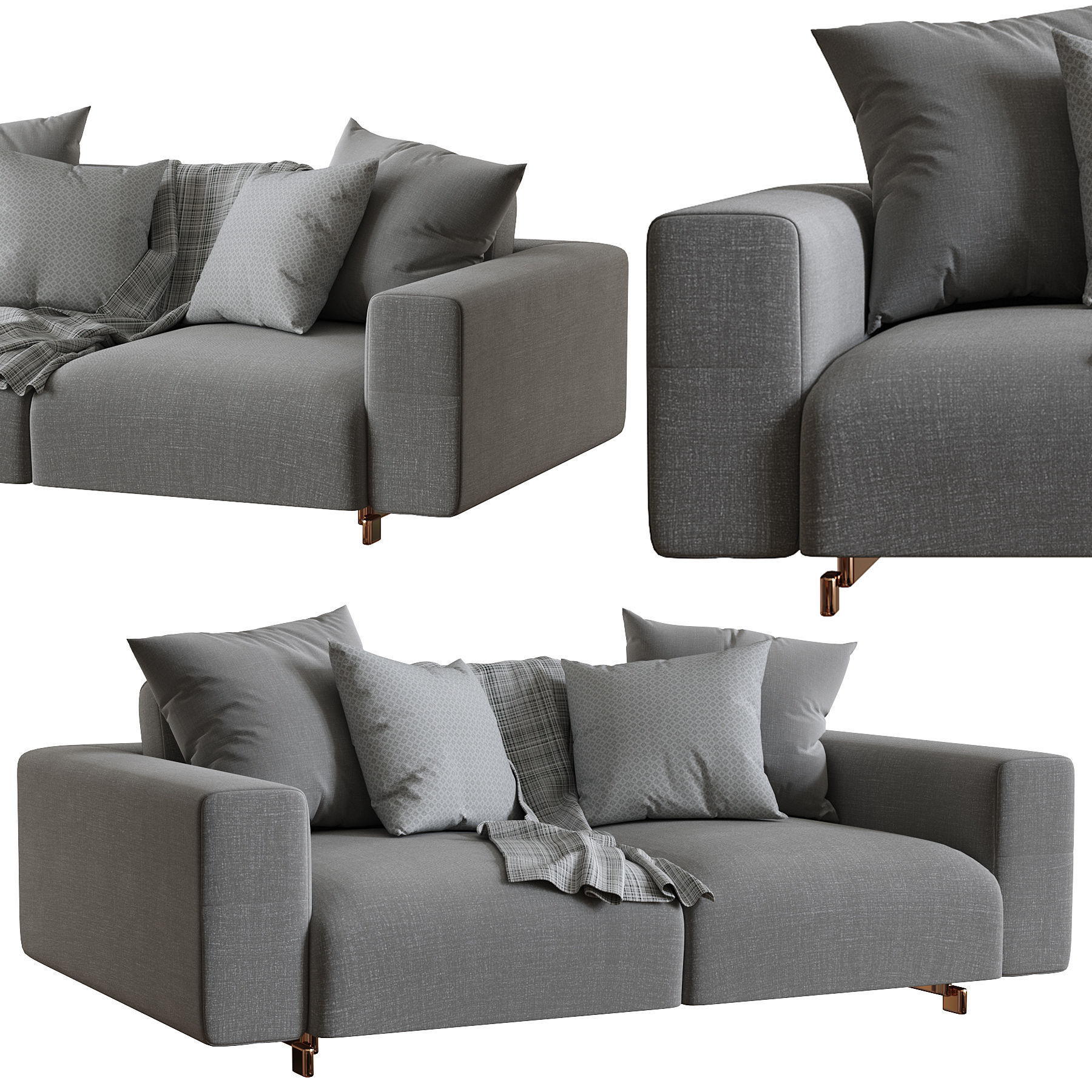 Ditre Italia  Bag sofa 3D model_5