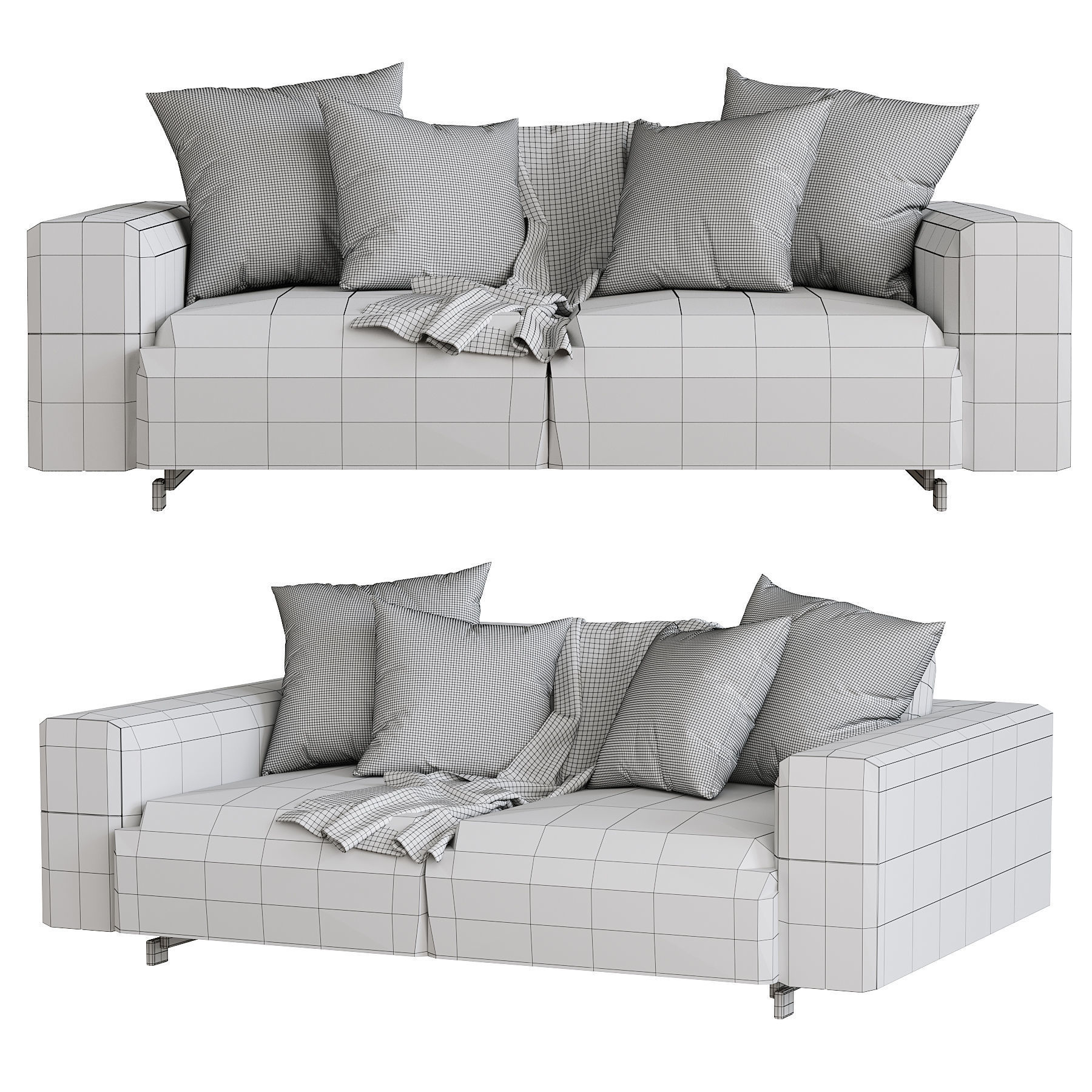 Ditre Italia  Bag sofa 3D model_6