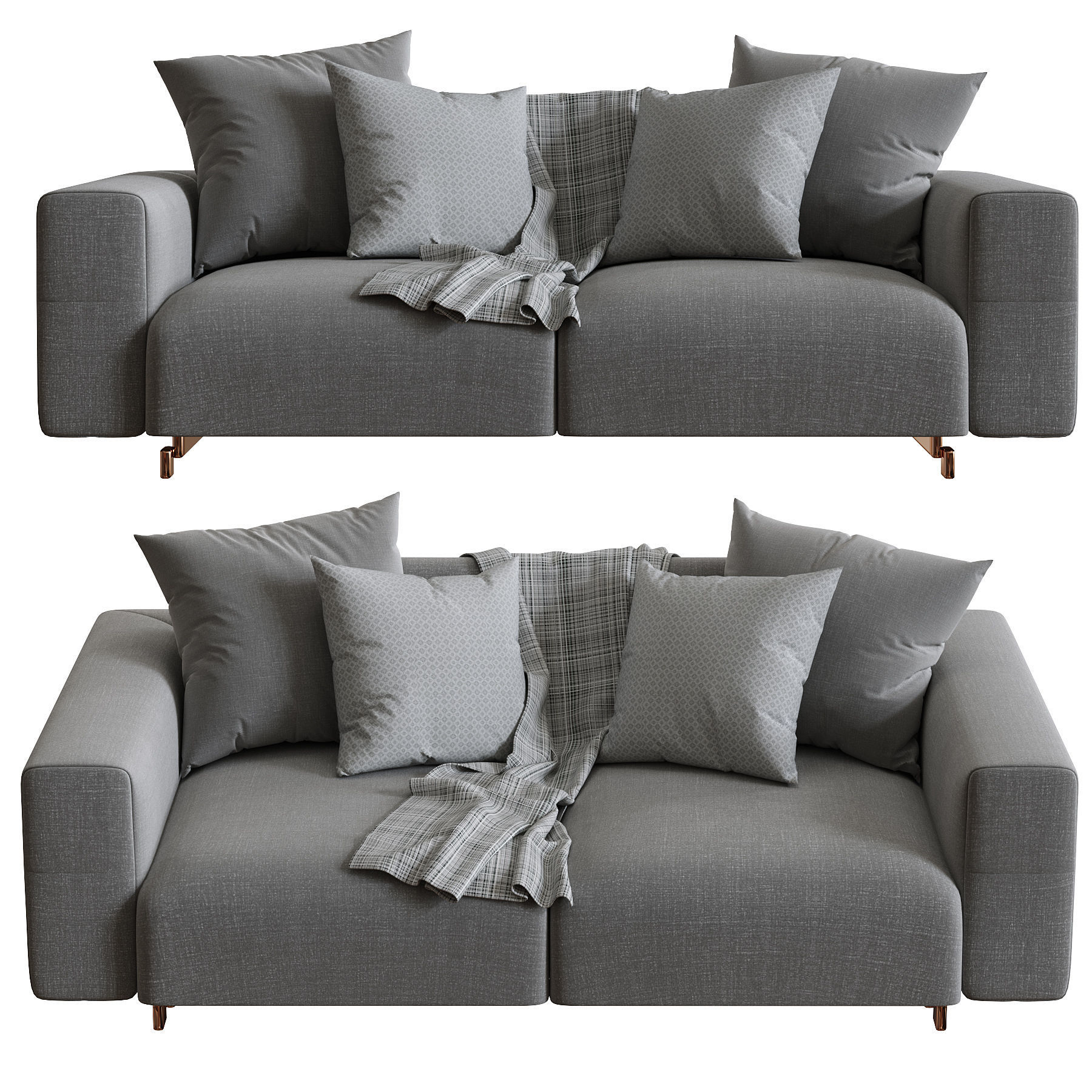 Ditre Italia  Bag sofa 3D model_2