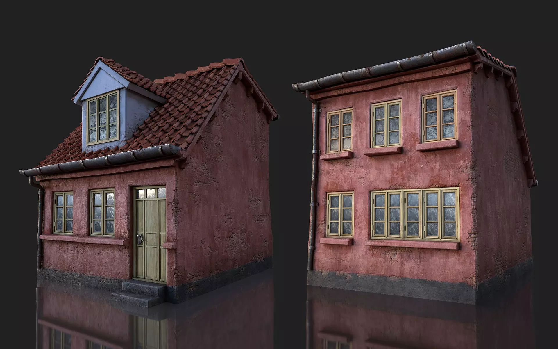 European House A1 3D model-texture 3D model