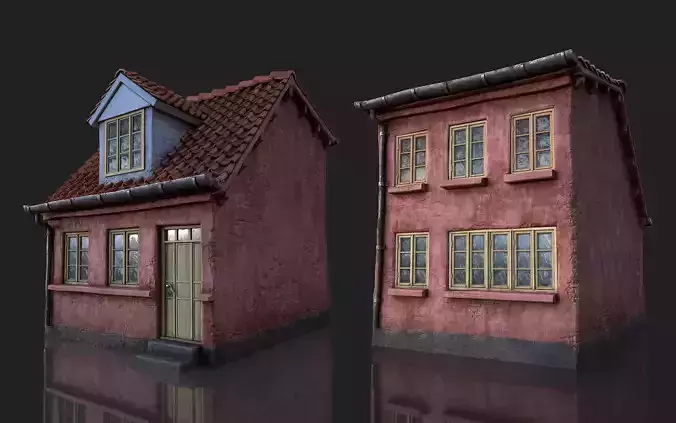 European House A1 3D model-texture