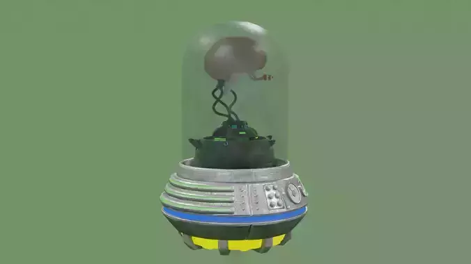 Brainzo Ship Free low-poly 3D model