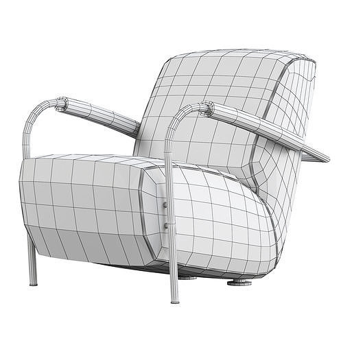 LX965 Armchair 3D model 6