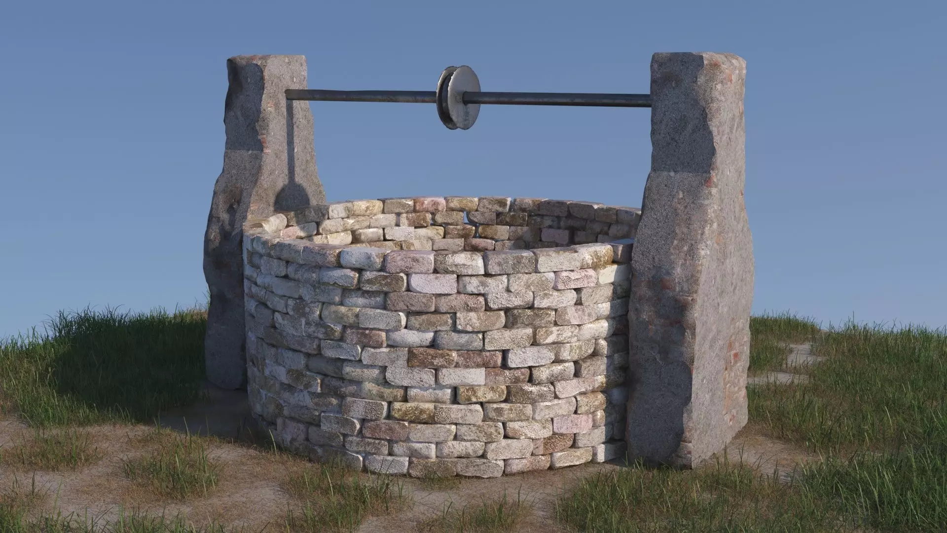 old well 3D model_0