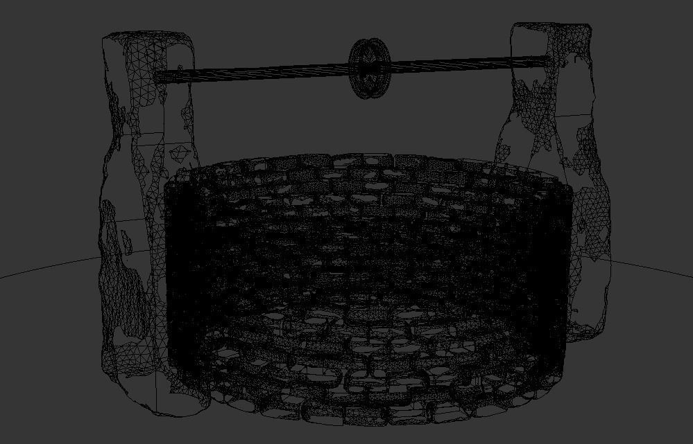 old well 3D model_3