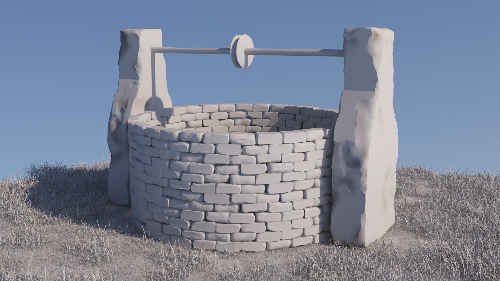 old well 3D model_1
