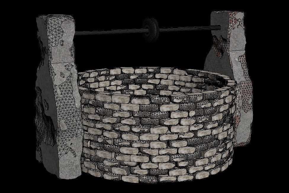 old well 3D model_2