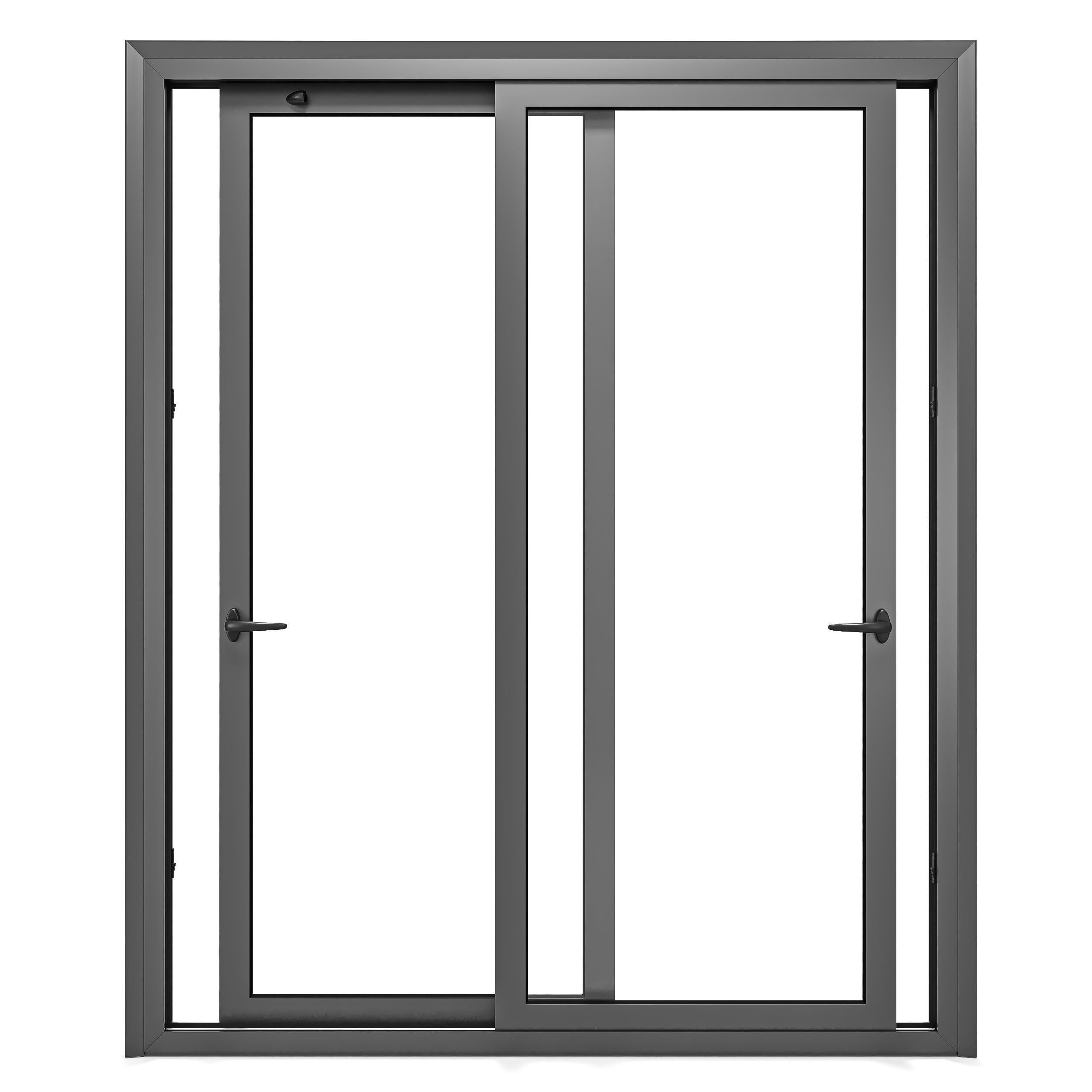 Sliding door 3D model_1