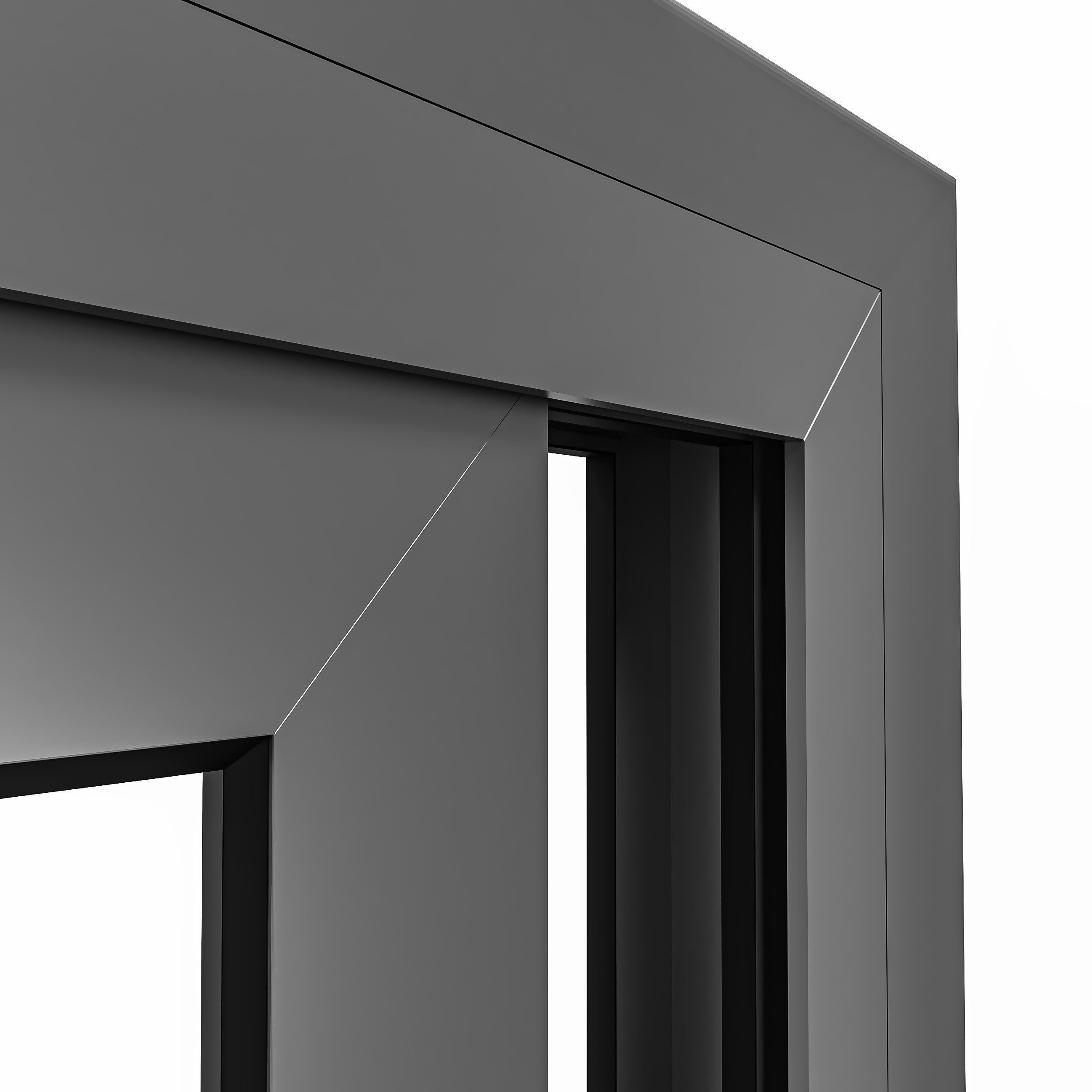 Sliding door 3D model_3