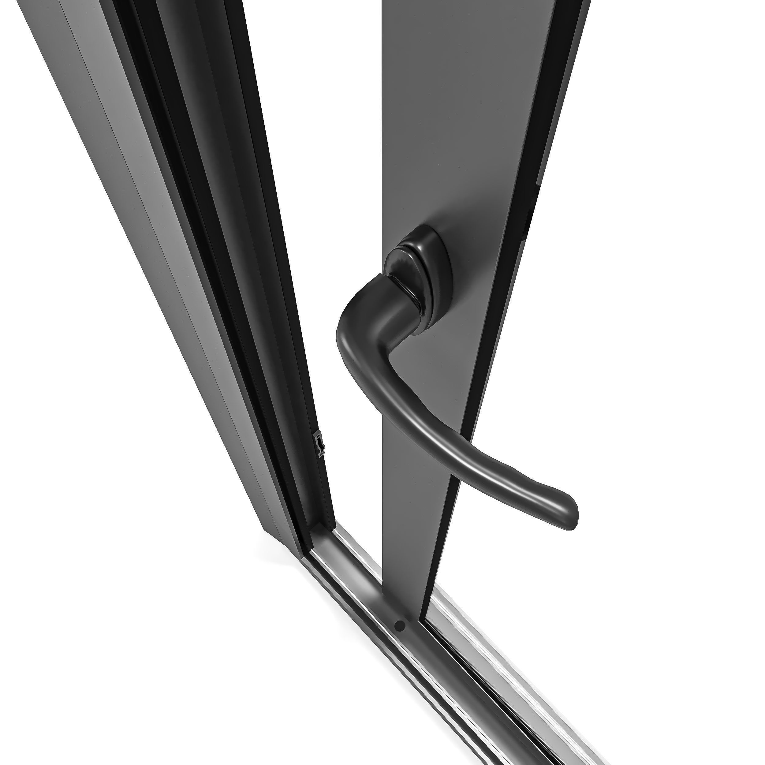 Sliding door 3D model_5