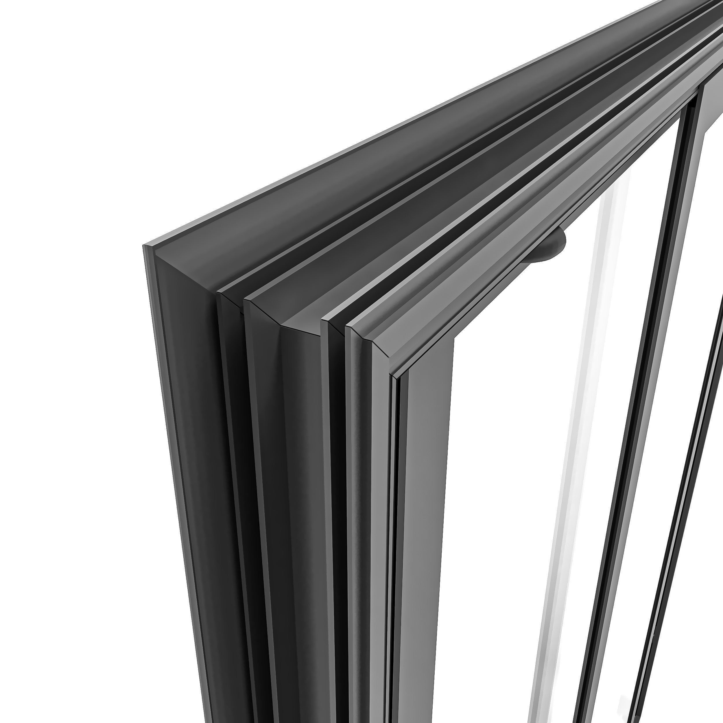 Sliding door 3D model_7