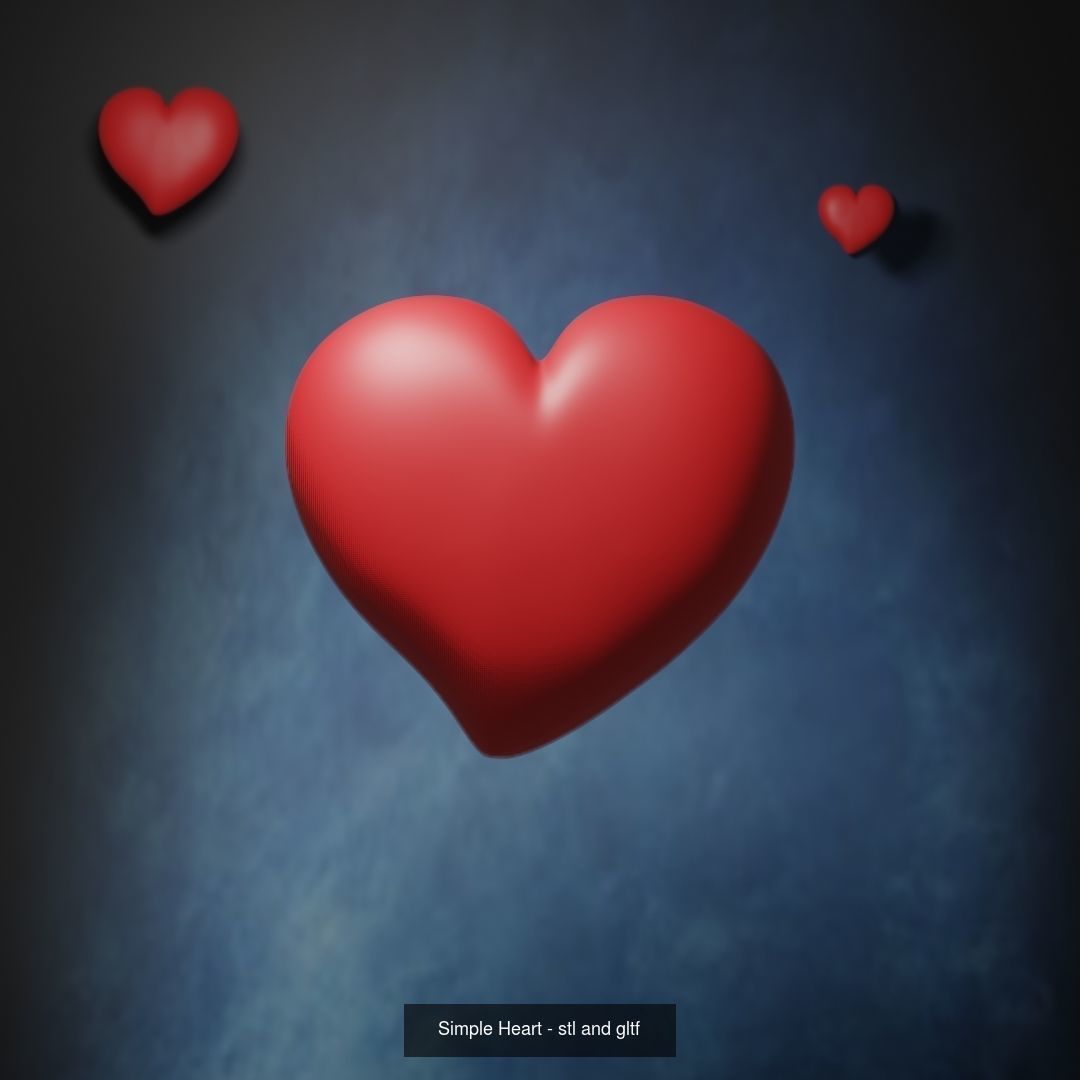 Hearts Models - 3D Printing 3D Model Collection_3