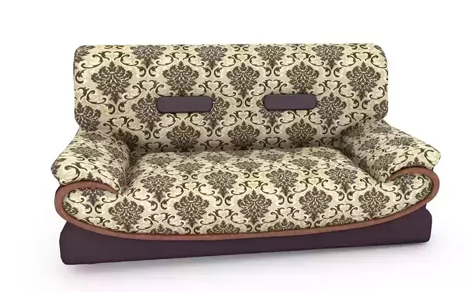 2 sit Pattern sofa - flower