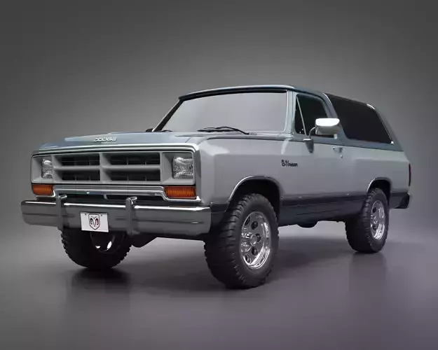 1990 Dodge RamCharger 3D model