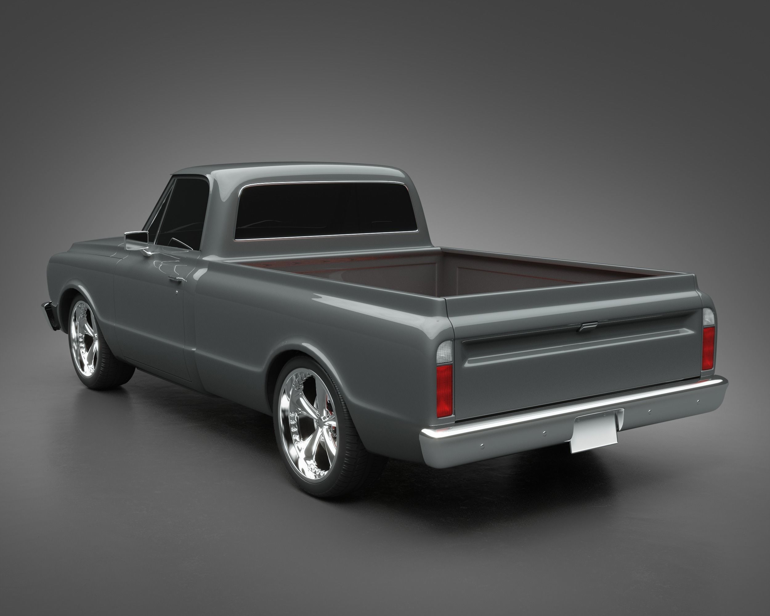 1972 Chevrolet Truck 3D model_6
