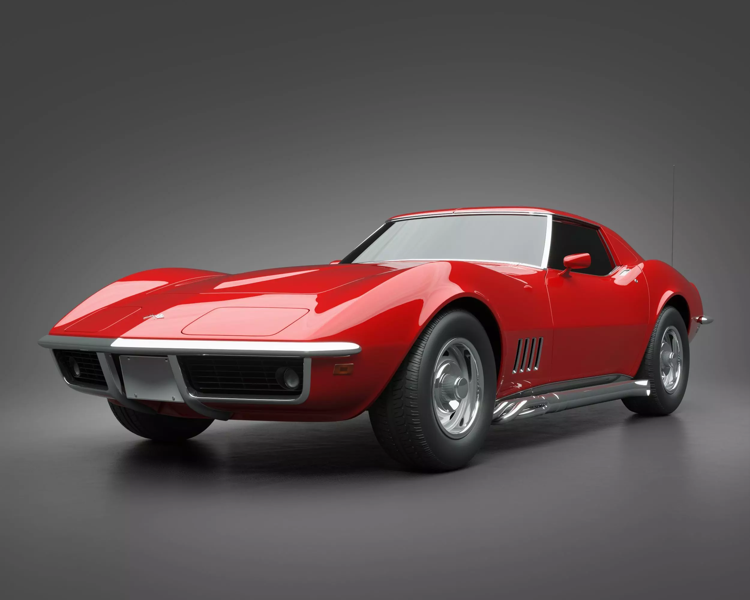 1969 Chevrolet Corvette 3D model_0