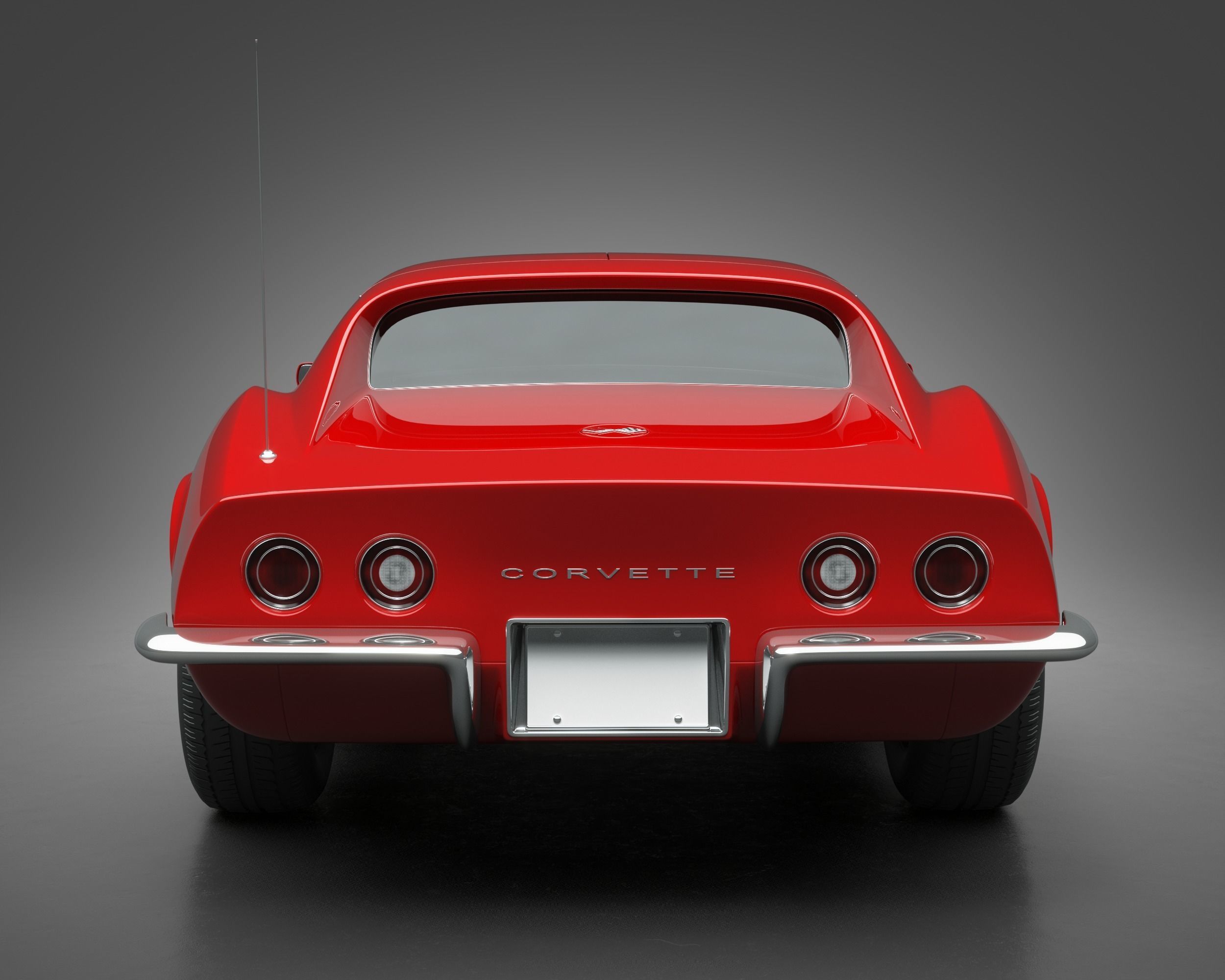 1969 Chevrolet Corvette 3D model_3