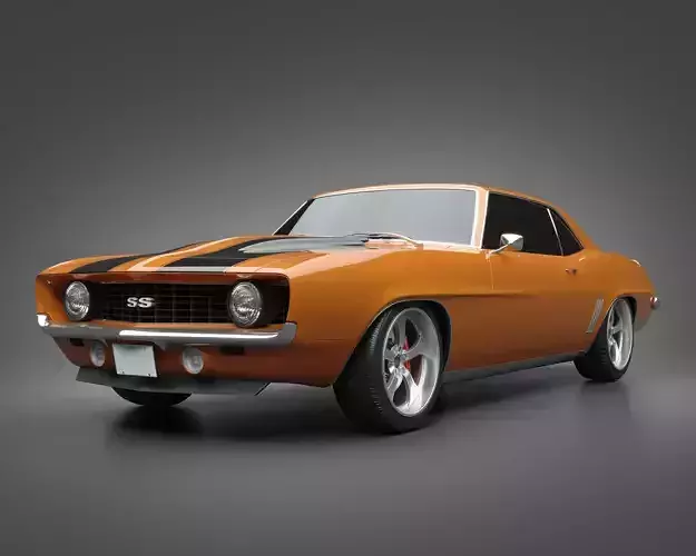 1969 Chevrolet Camaro SS 3D model