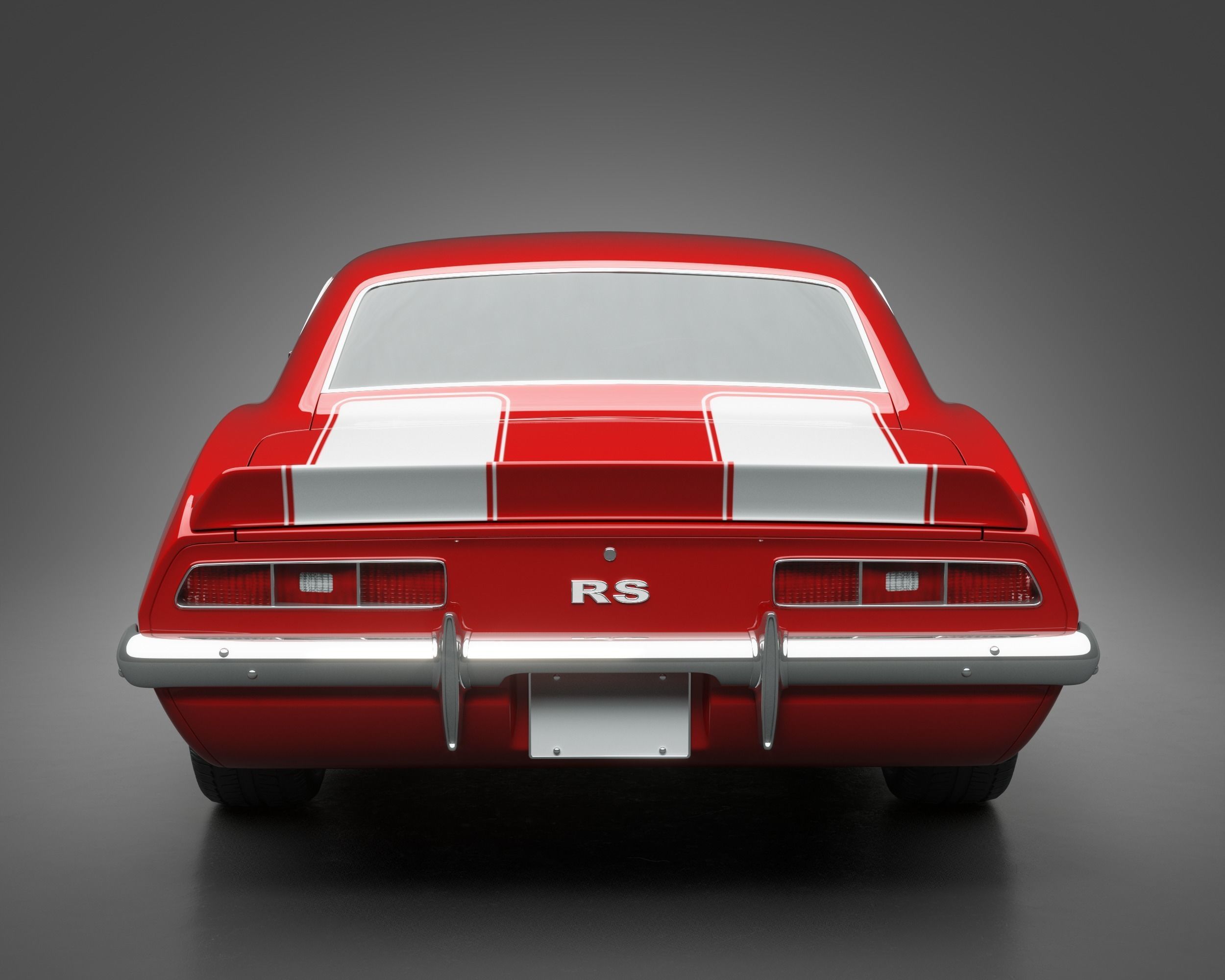 1969 Chevrolet Camaro RS 3D model_3