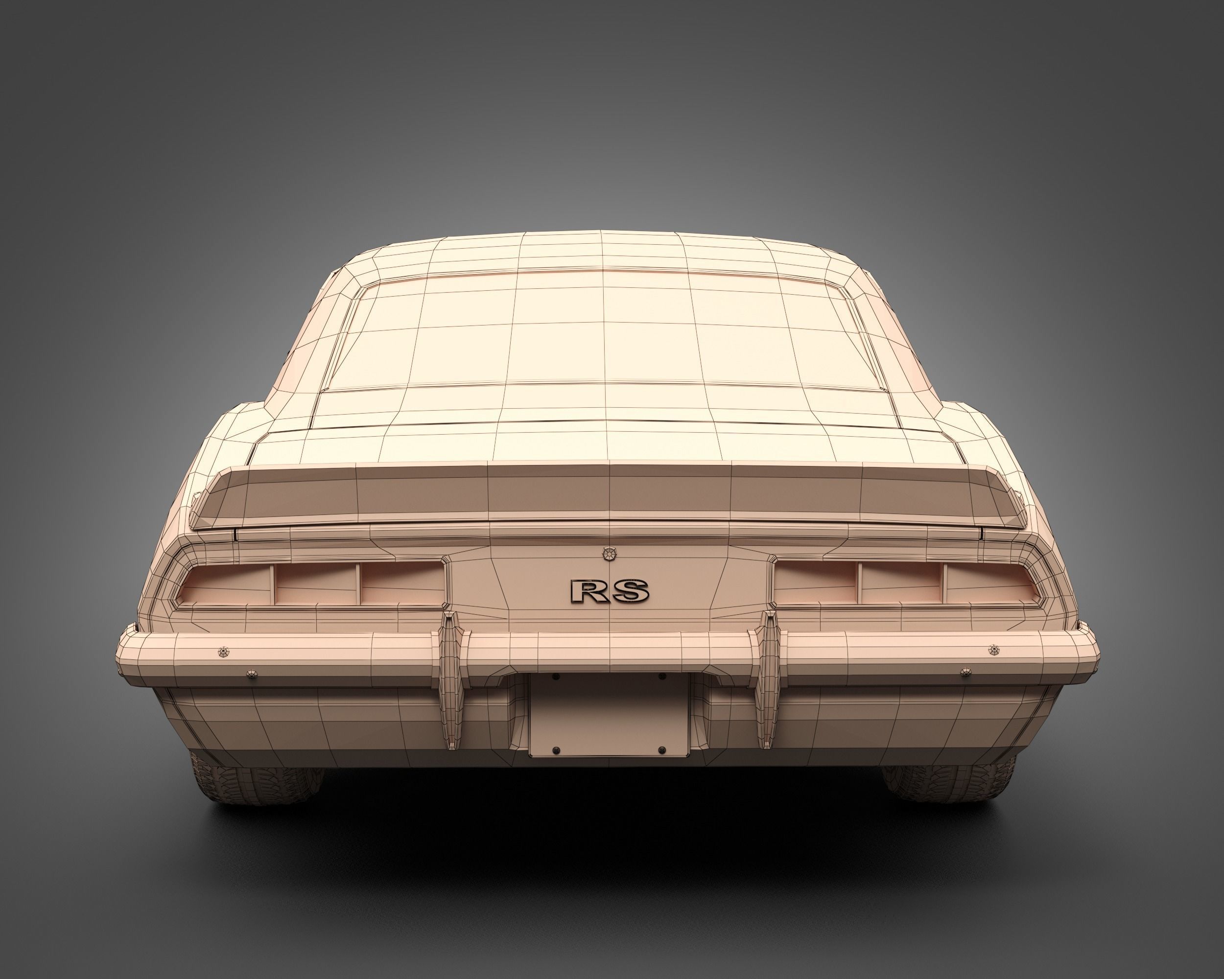 1969 Chevrolet Camaro RS 3D model_10