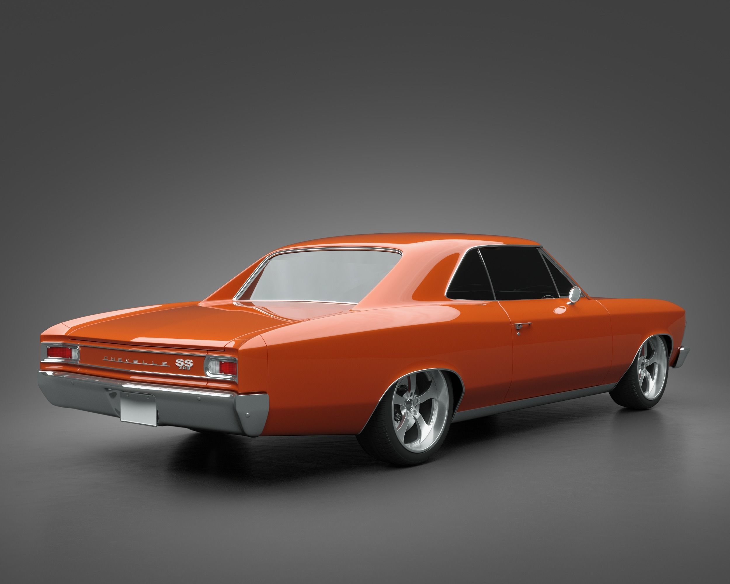 1966 Chevrolet Chevelle SS 3D model_1