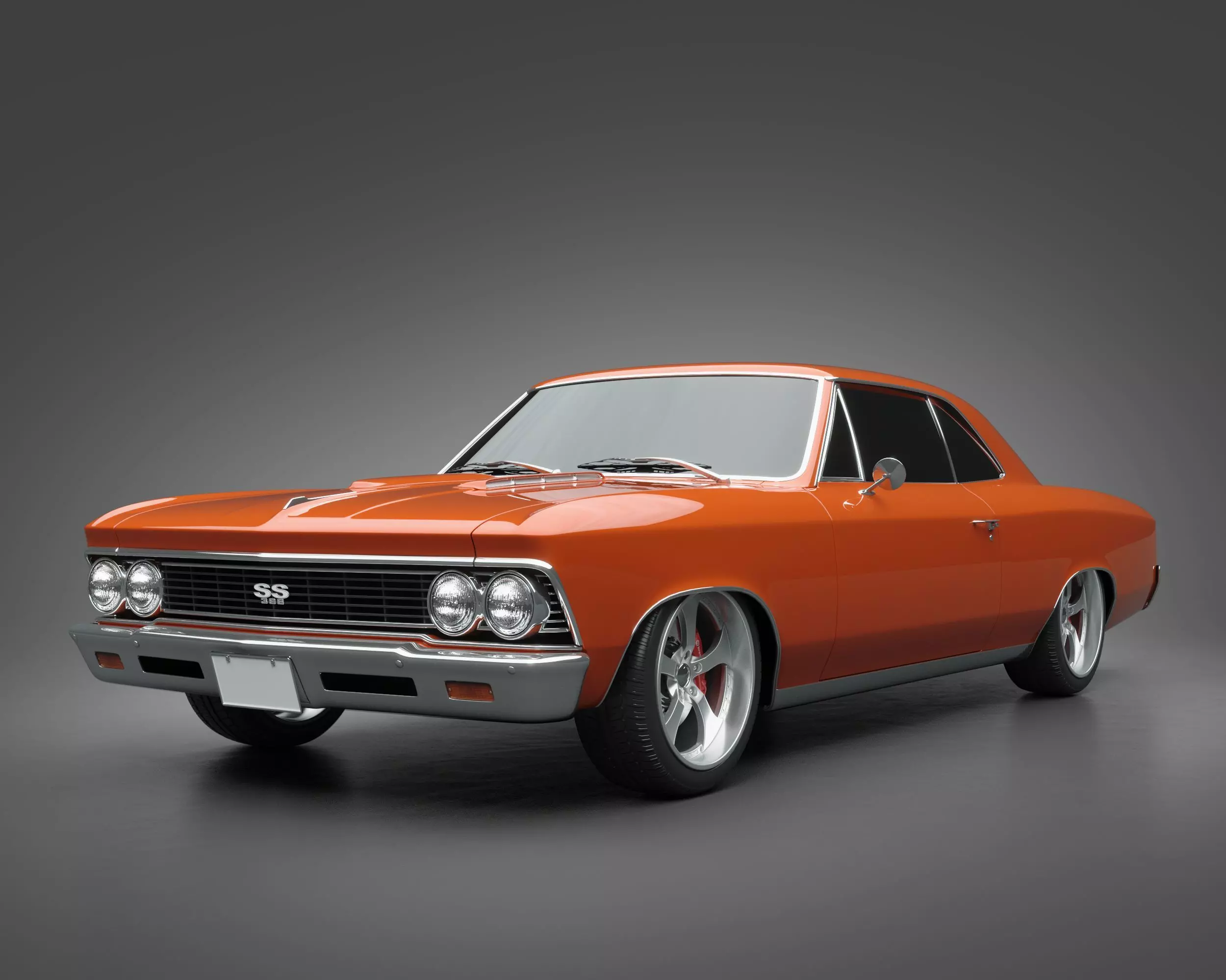 1966 Chevrolet Chevelle SS 3D model_0