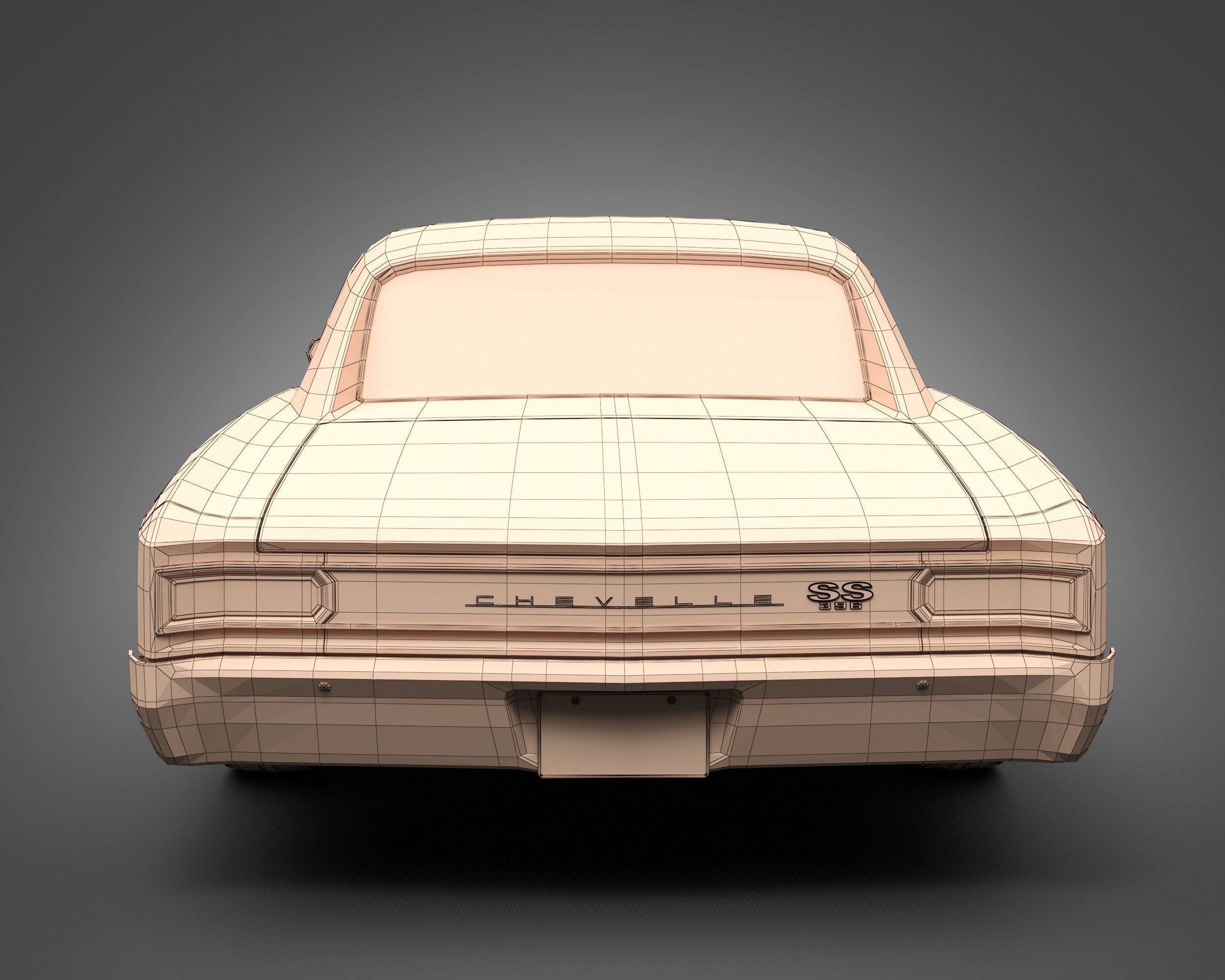 1966 Chevrolet Chevelle SS 3D model_10