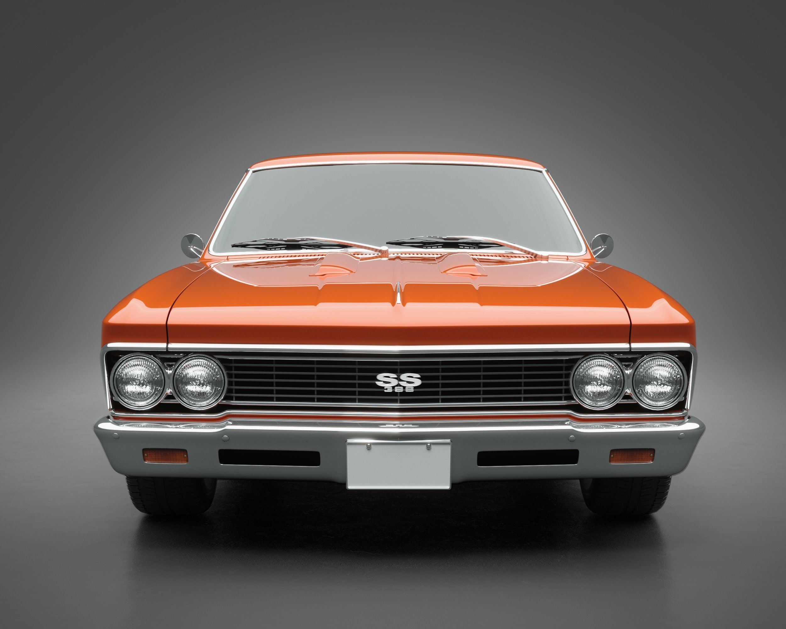1966 Chevrolet Chevelle SS 3D model_2