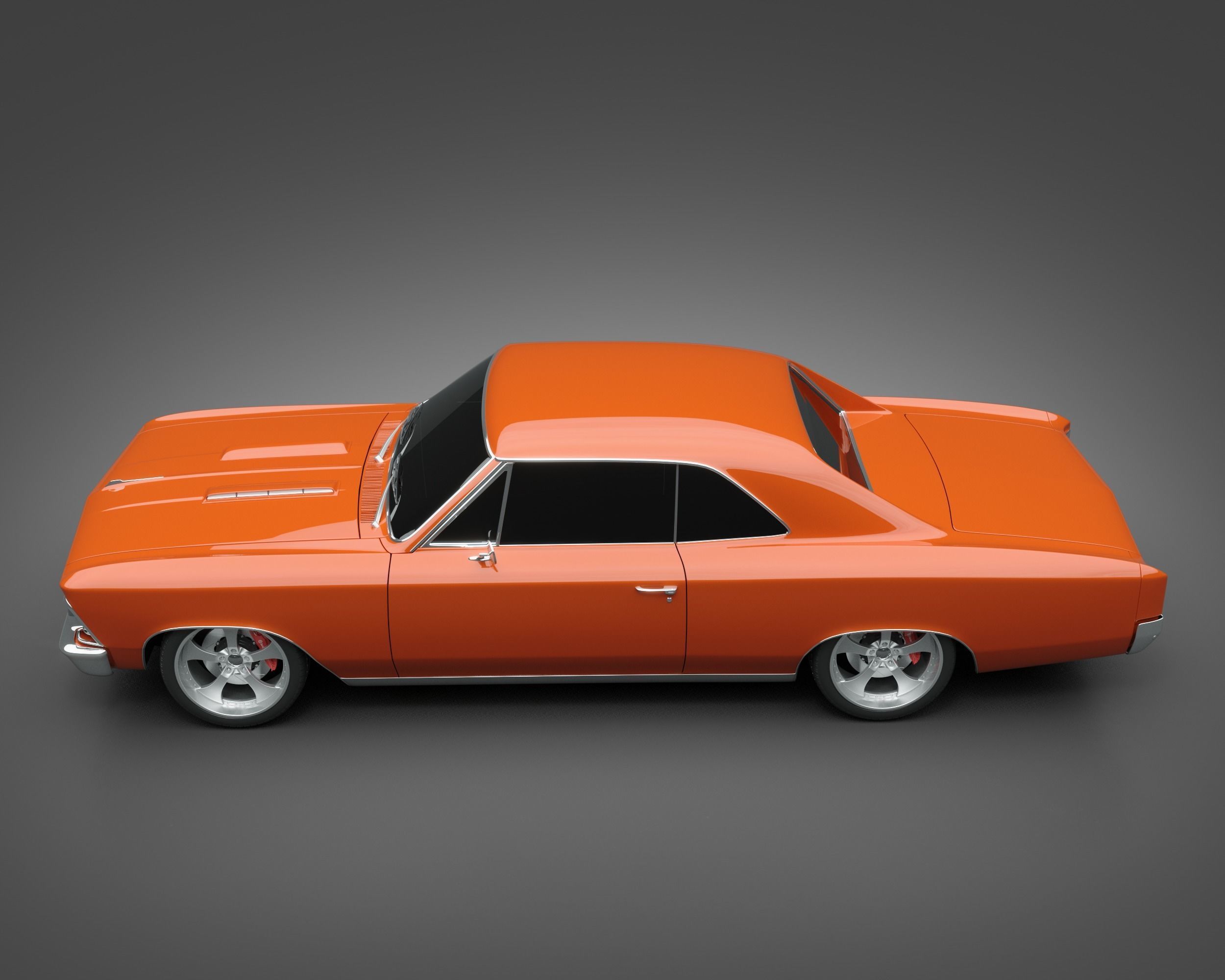 1966 Chevrolet Chevelle SS 3D model_4