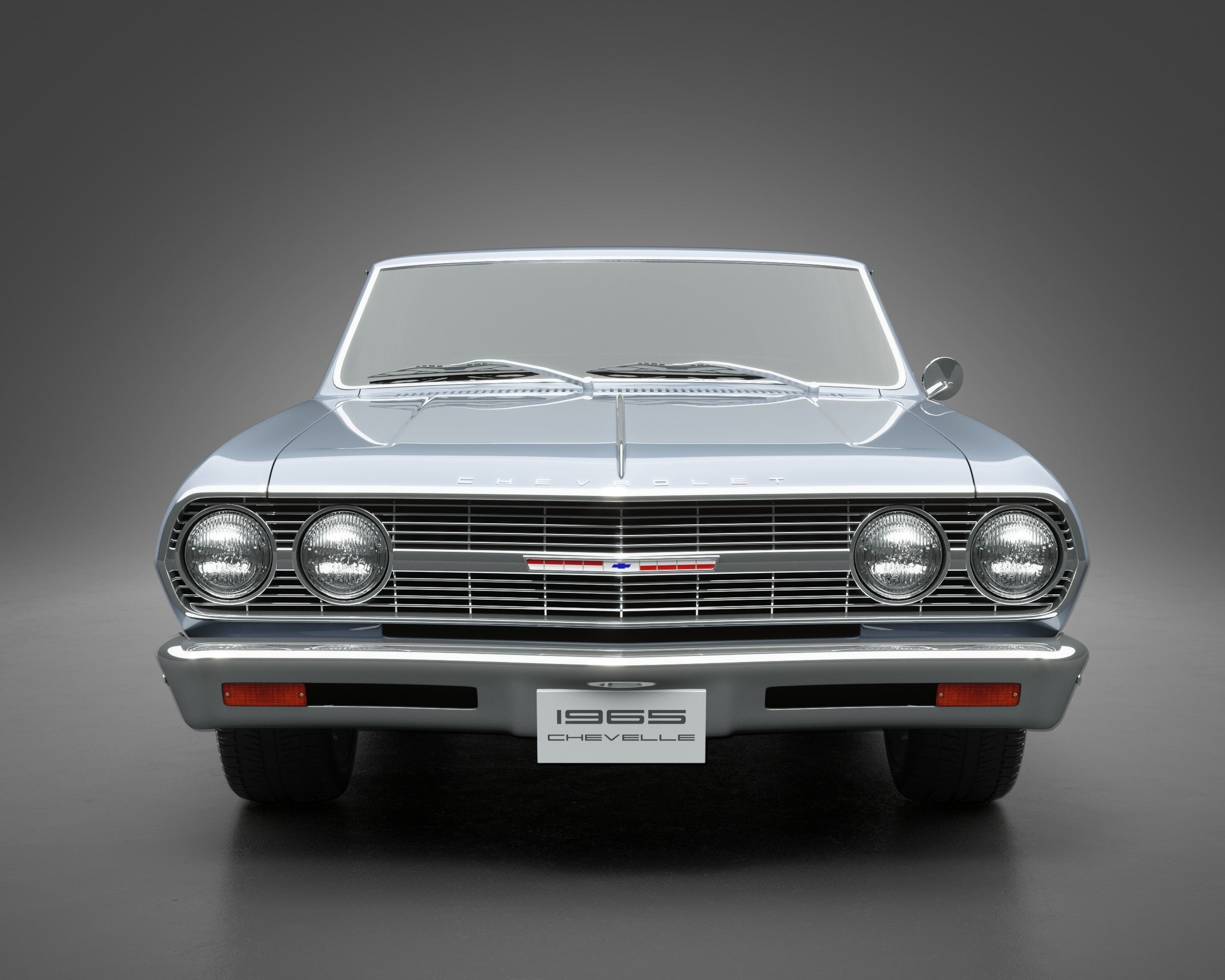1965 Chevrolet Chevelle Malibu SS 3D model_2