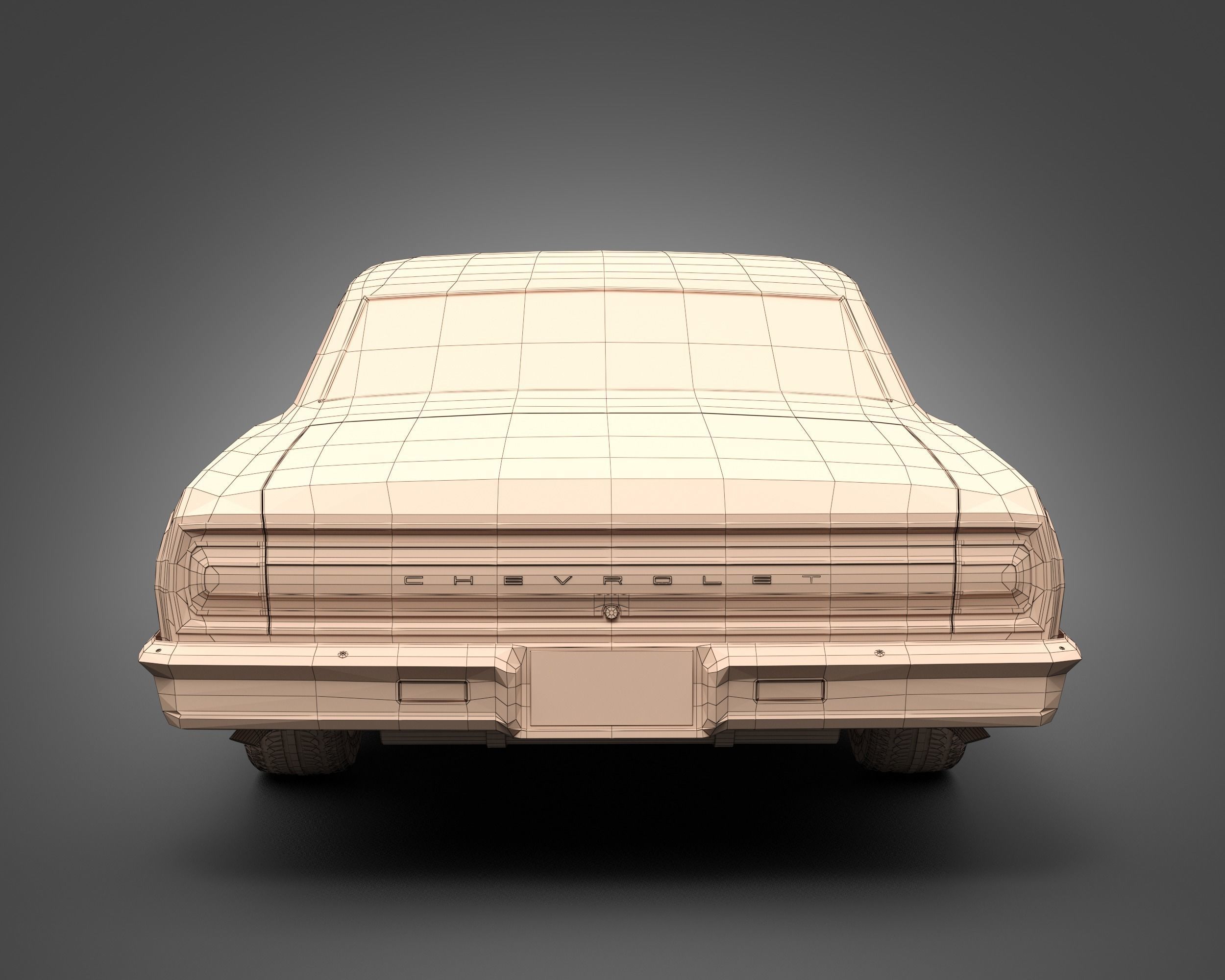 1965 Chevrolet Chevelle Malibu SS 3D model_10