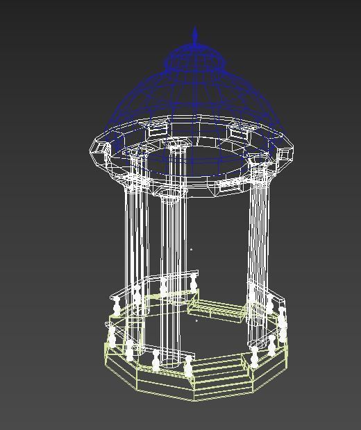 Memorial Dome Architecture 3D model_1