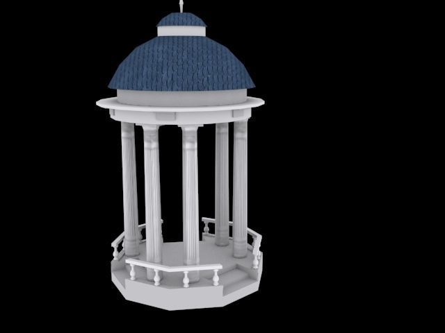 Memorial Dome Architecture 3D model_3