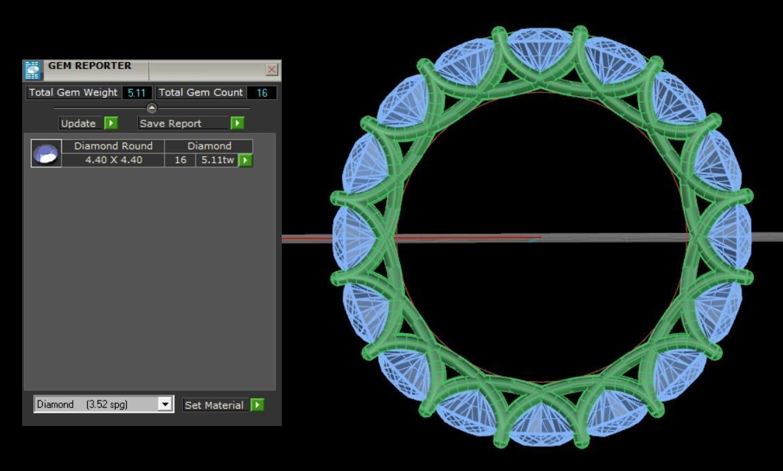 Diamond Eternity Ring 3d model 3D print model 3D print model_6
