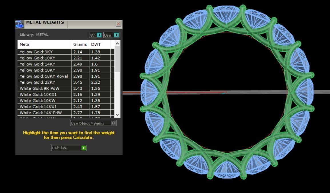 Diamond Eternity Ring 3d model 3D print model 3D print model_7