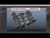 V6 Engine Working Animated 3D model_6