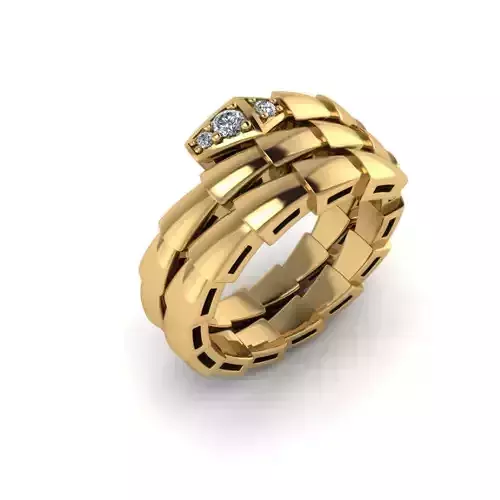  snake diamonds ring