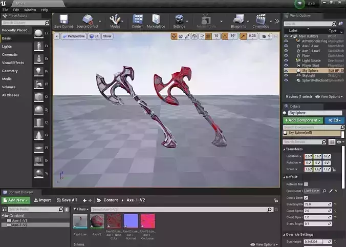 Axe 1-Version 1 and 2