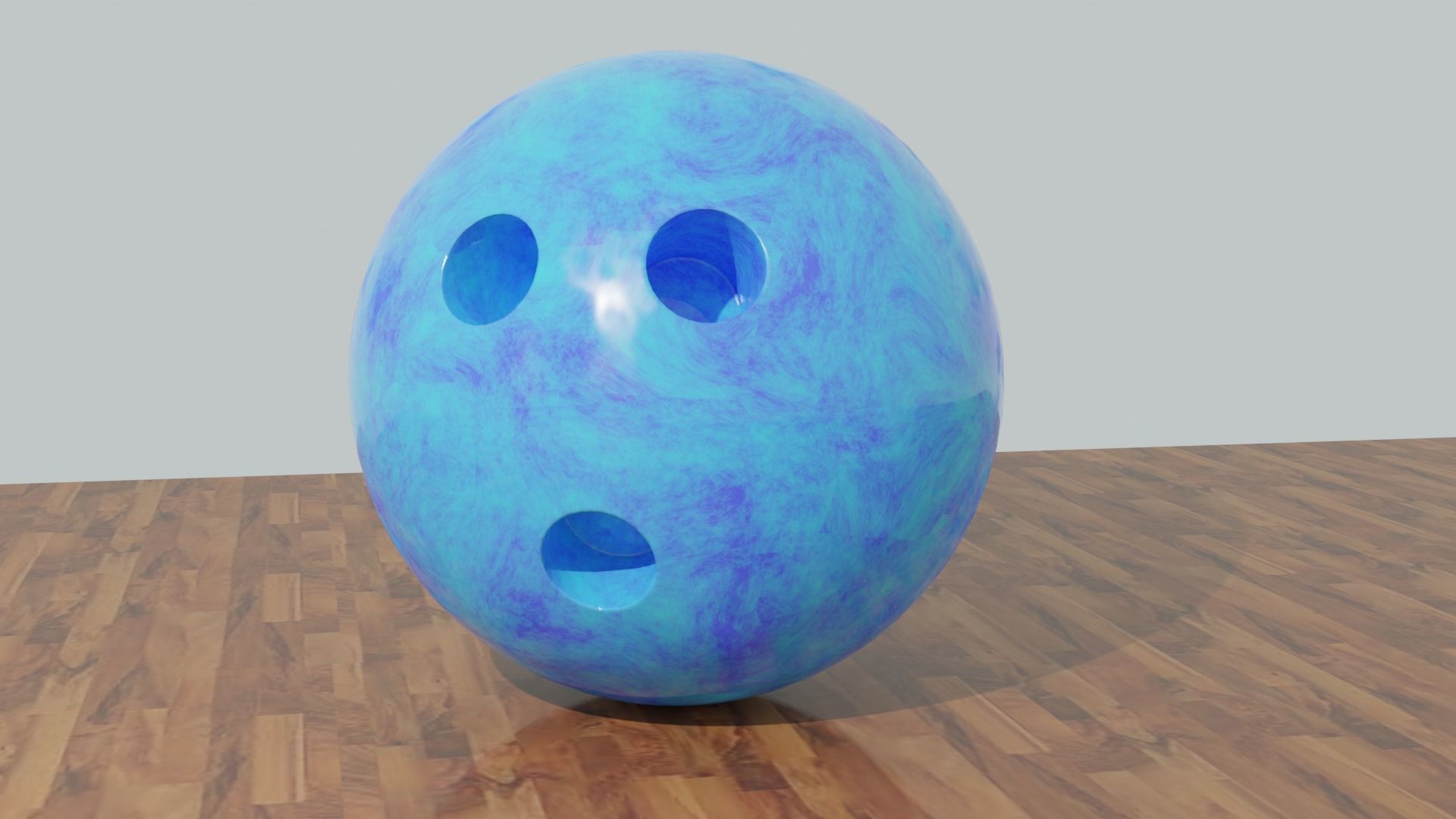 CUSTOM BOWLING BALL 3D model_1
