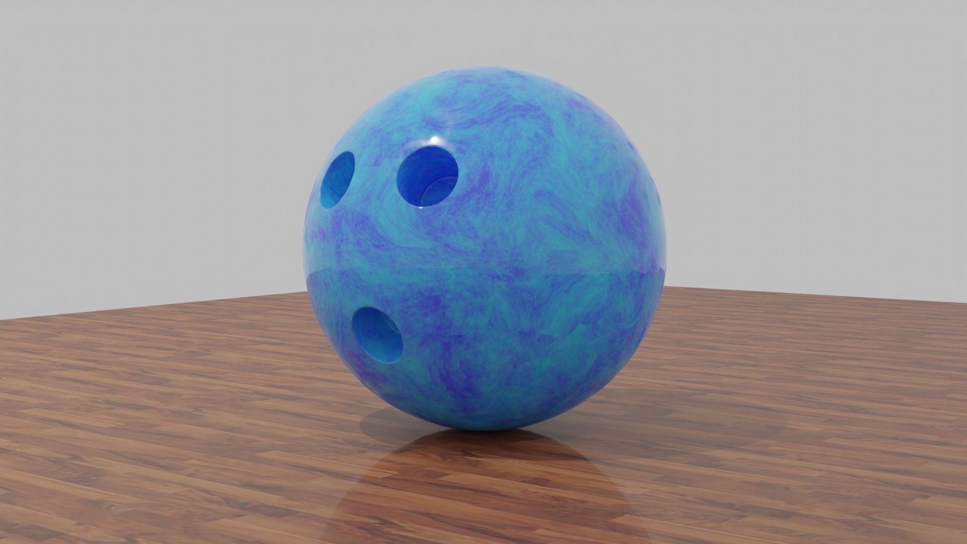 CUSTOM BOWLING BALL 3D model rigged CGTrader