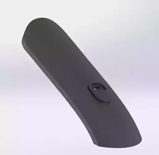 Sporty fender Pro2 S1 and essential with rear suspension 3D print model